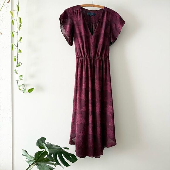 Rachel‎ Roy September Aubergine Dress S - Picture 2 of 5